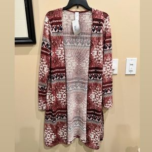 Curvy aspen glow cardigan. VERY lightweight and NWT. Size XL